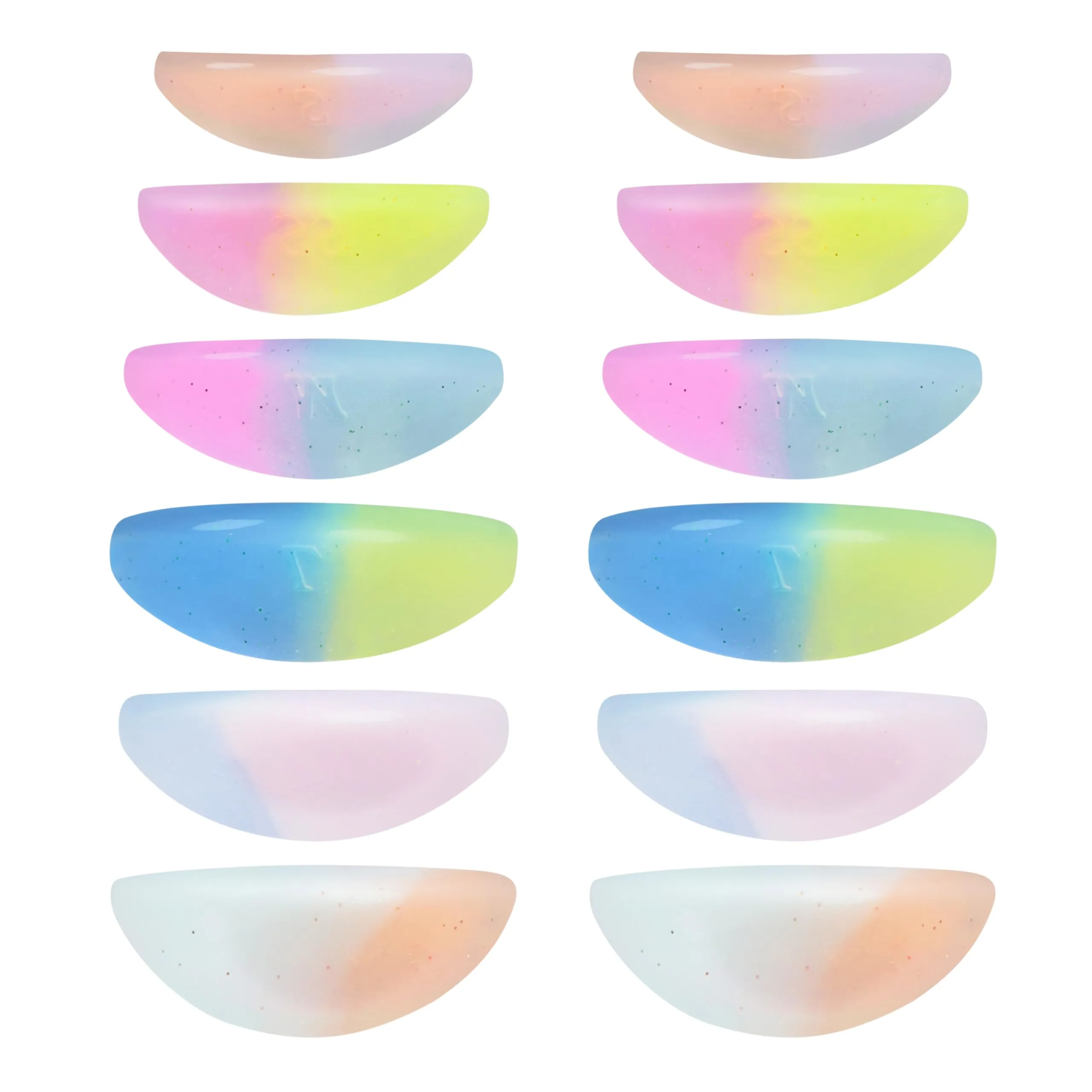 ICONSIAM Lash Lift Shields LM Curl Eyelash Lifting Shield Natural Curl Lami Lamination Roller Soft Silicone Perm Rod Gel Lash Perming Pad Set For Lash Lift and Tint Lash Glue Free On Eyelid