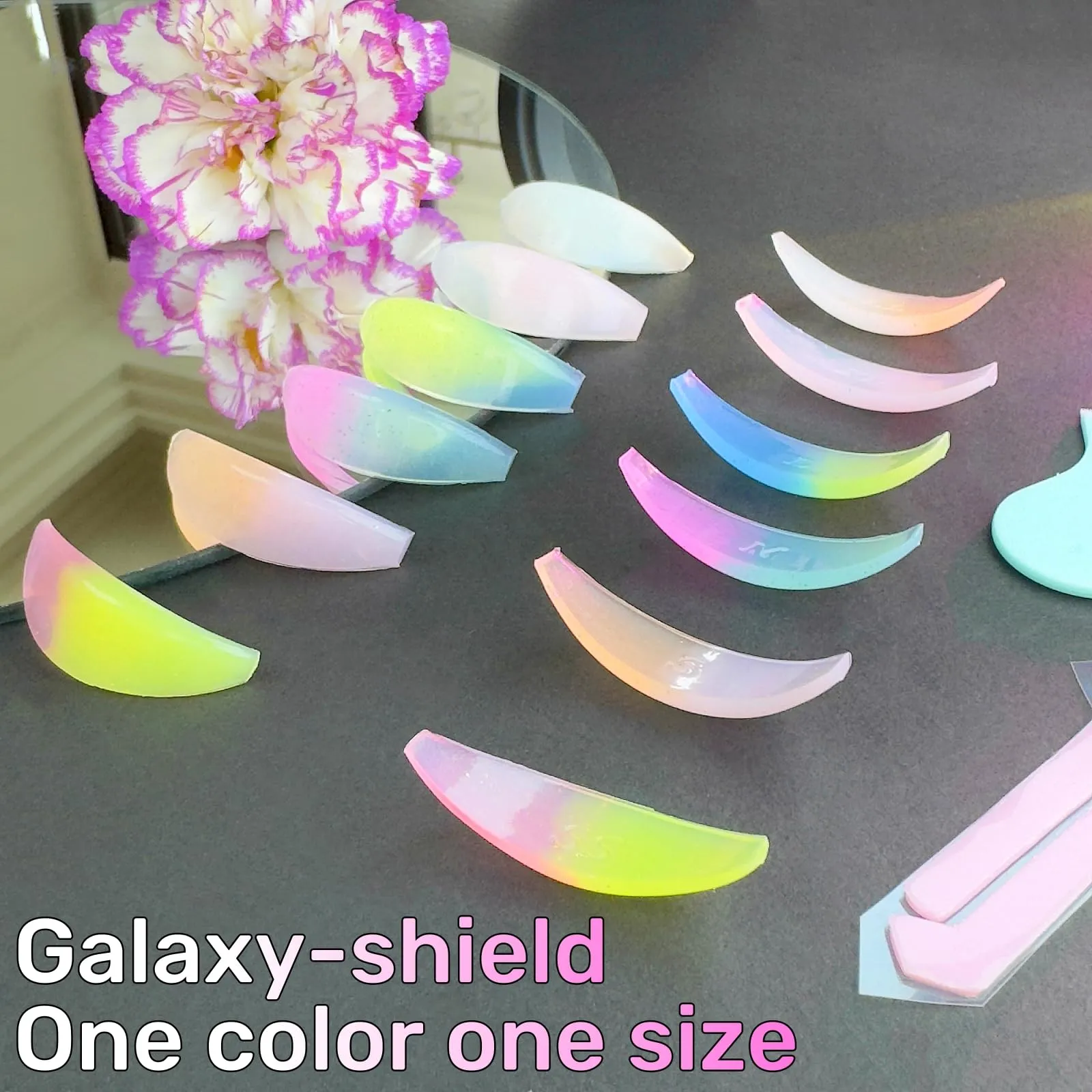 ICONSIAM Lash Lift Shields LM Curl Eyelash Lifting Shield Natural Curl Lami Lamination Roller Soft Silicone Perm Rod Gel Lash Perming Pad Set For Lash Lift and Tint Lash Glue Free On Eyelid