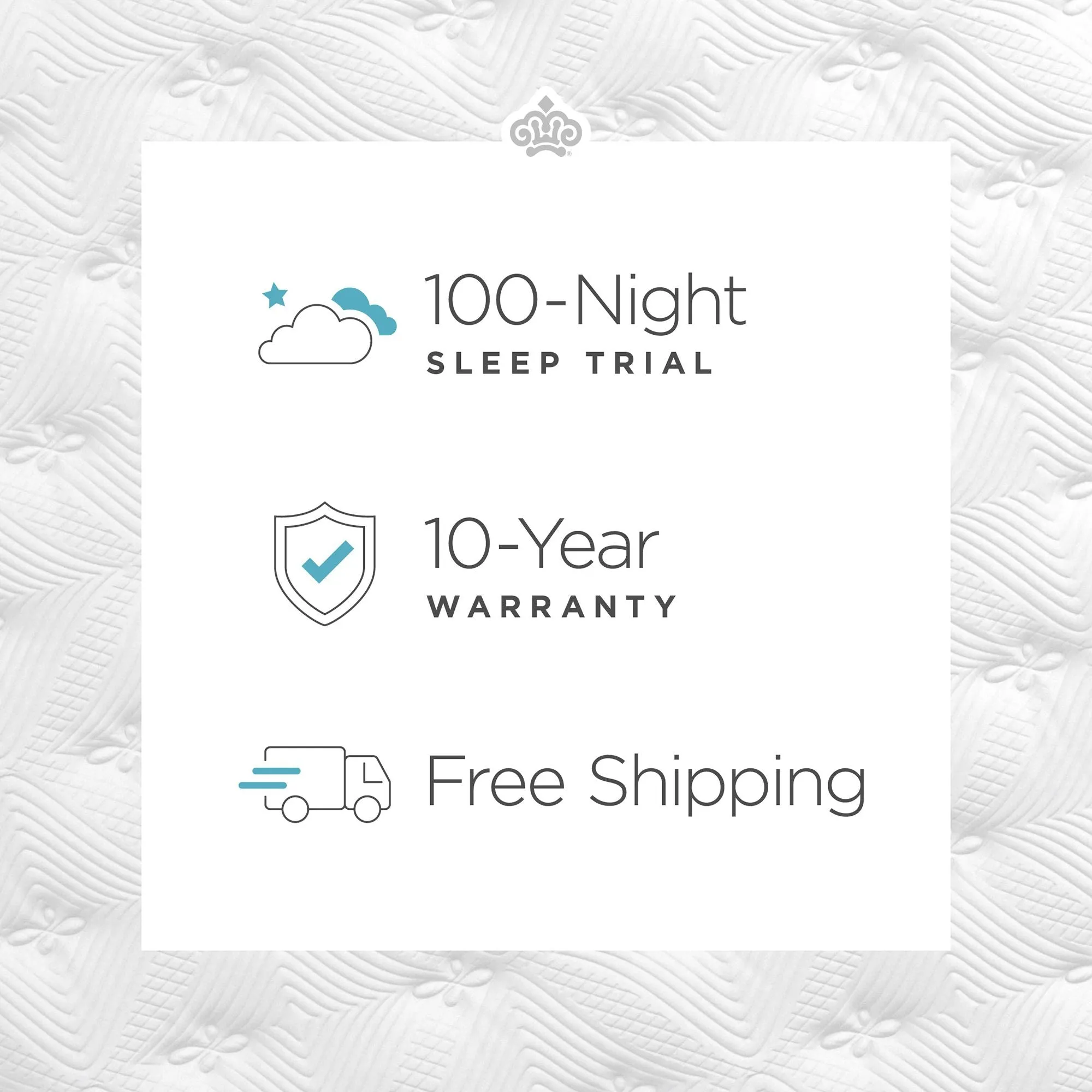 Insignia® Cool Duet Plush Scroll Quilt Top Hybrid Mattress