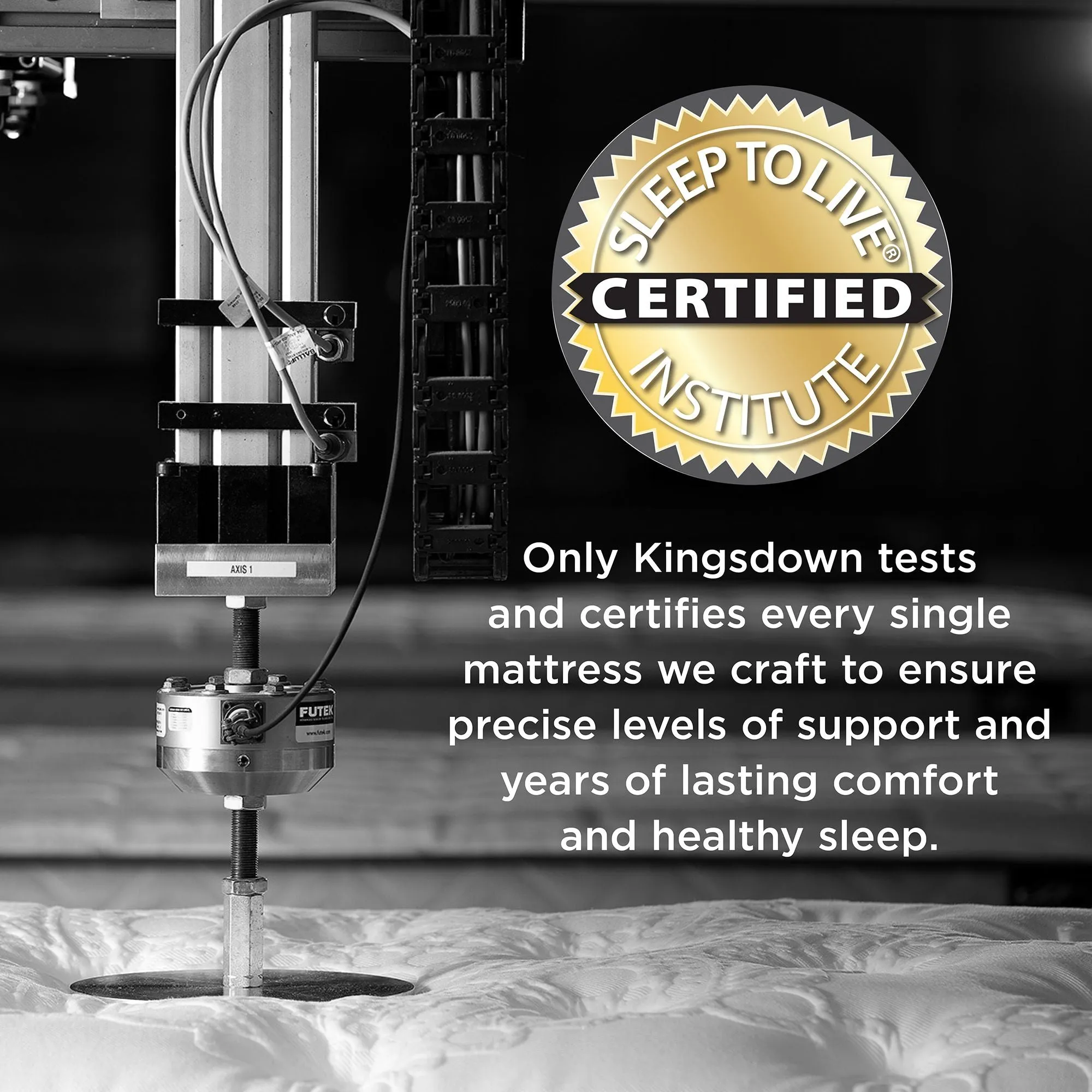 Insignia® Cool Duet Plush Scroll Quilt Top Hybrid Mattress