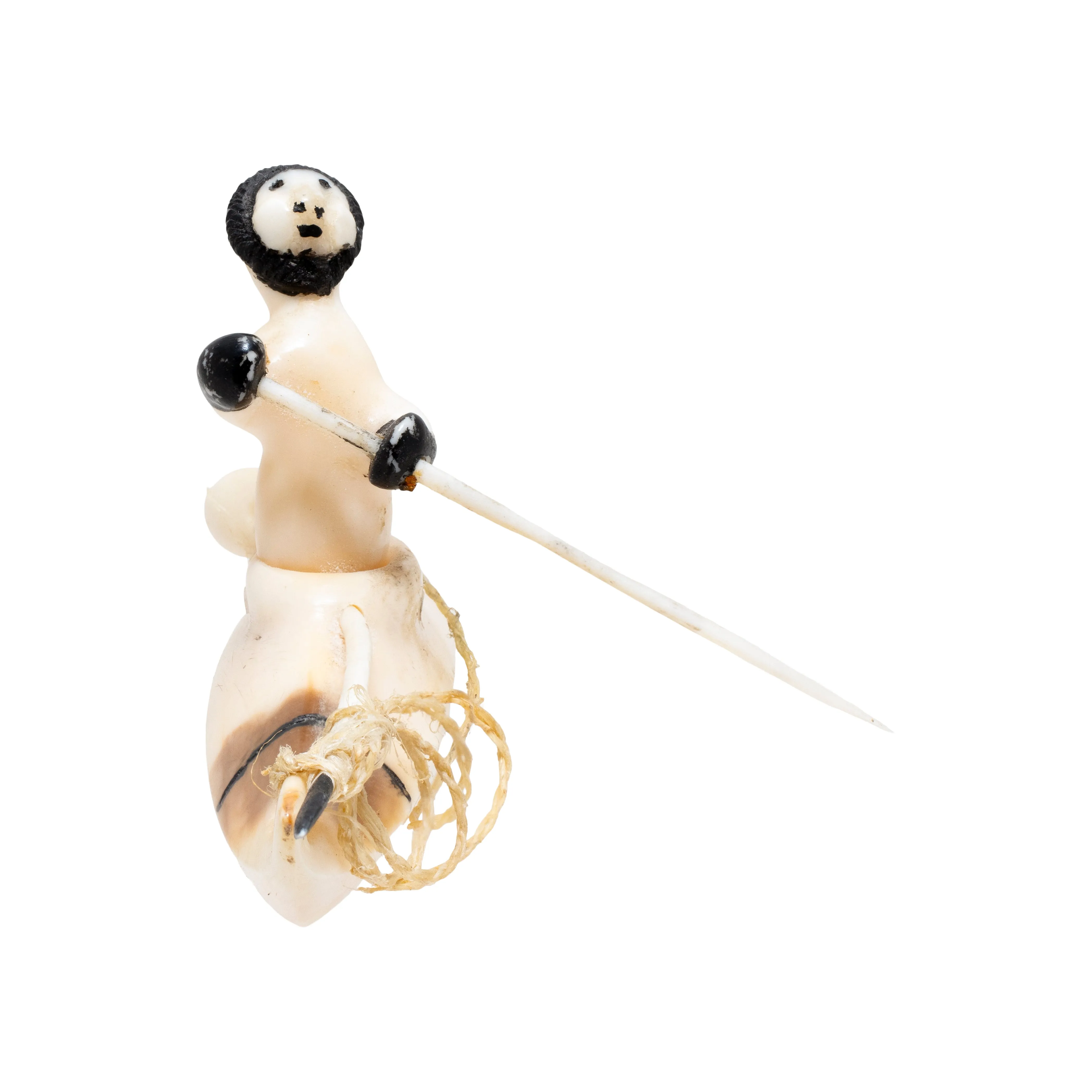 Inuit Fossilized Ivory Hunter