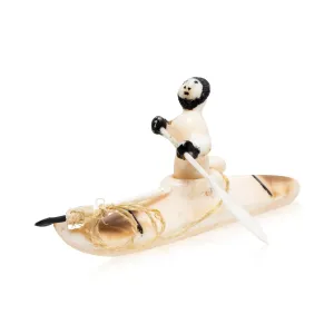 Inuit Fossilized Ivory Hunter