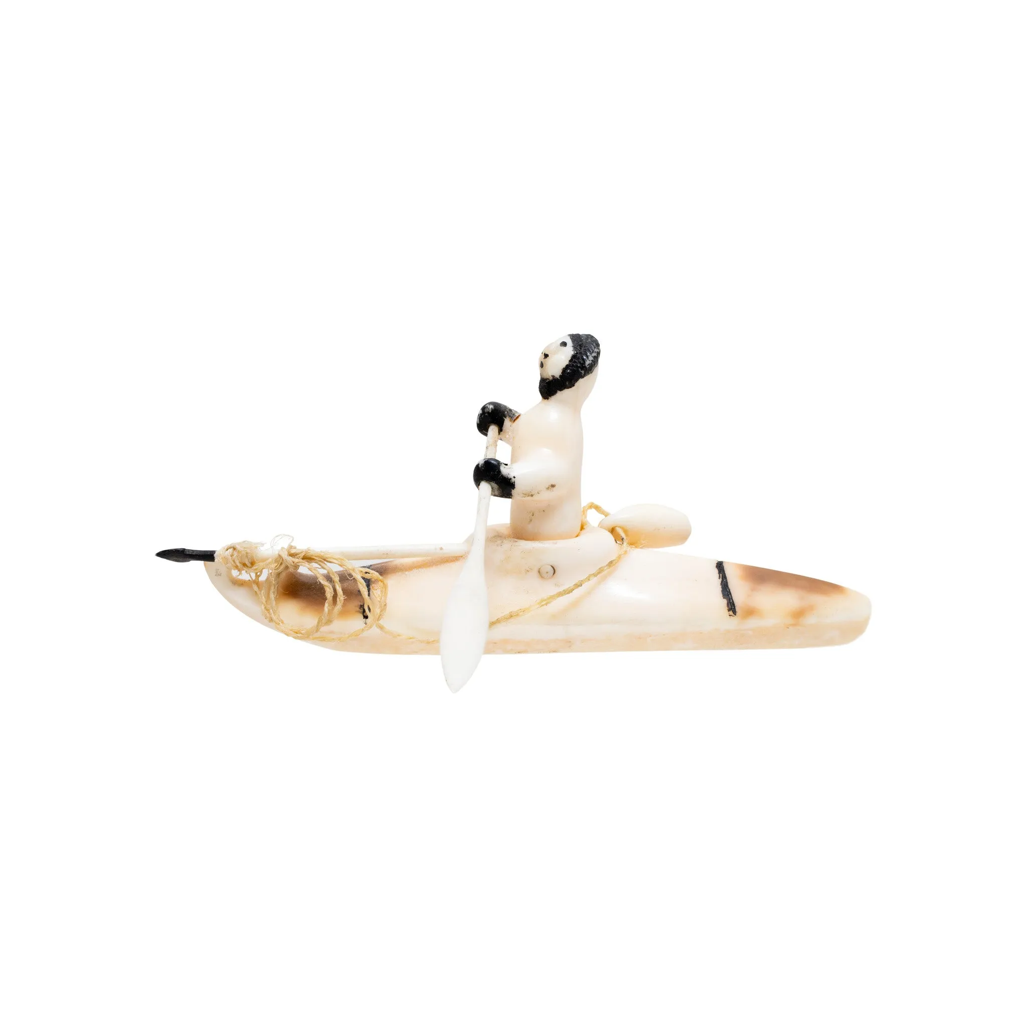 Inuit Fossilized Ivory Hunter