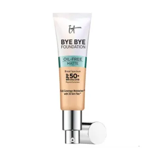 It Cosmetics Bye Bye Foundation Full Coverage Oil Free Matte Moisturizer with SPF 50  30ml - Light