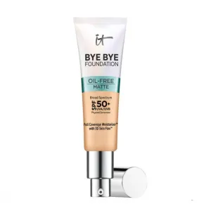 It Cosmetics Bye Bye Foundation Full Coverage Oil Free Matte Moisturizer with SPF 50  30ml - Medium