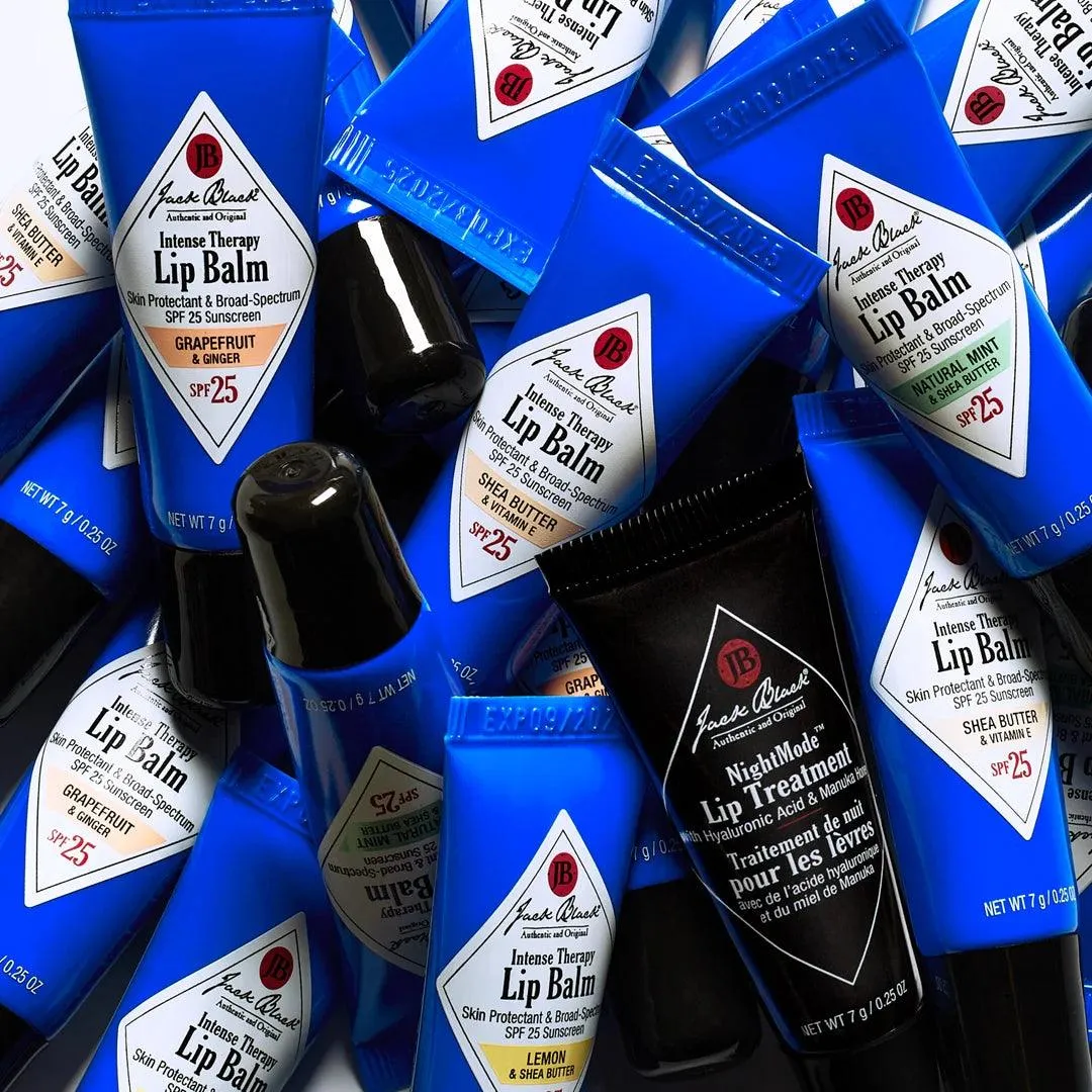 Jack Black Intense Therapy Lip Balm Grapefruit with SPF 25, 0.25oz