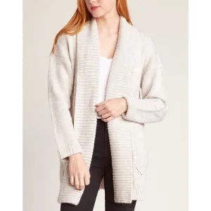 Jack by BB Dakota Open Front Ivory Knit Cardigan XS