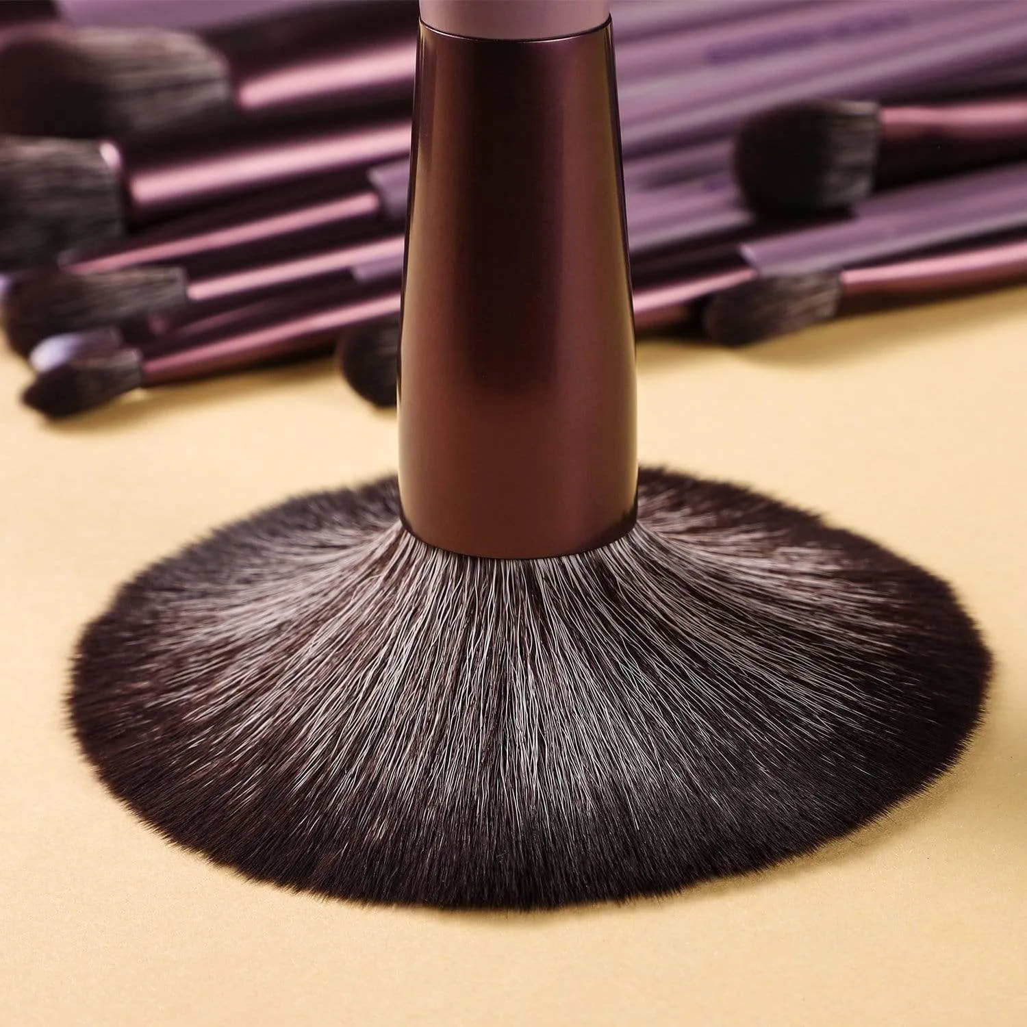 JADE SERIES - 15 PCS MAKEUP BRUSH KIT - SMOKE PURPLE
