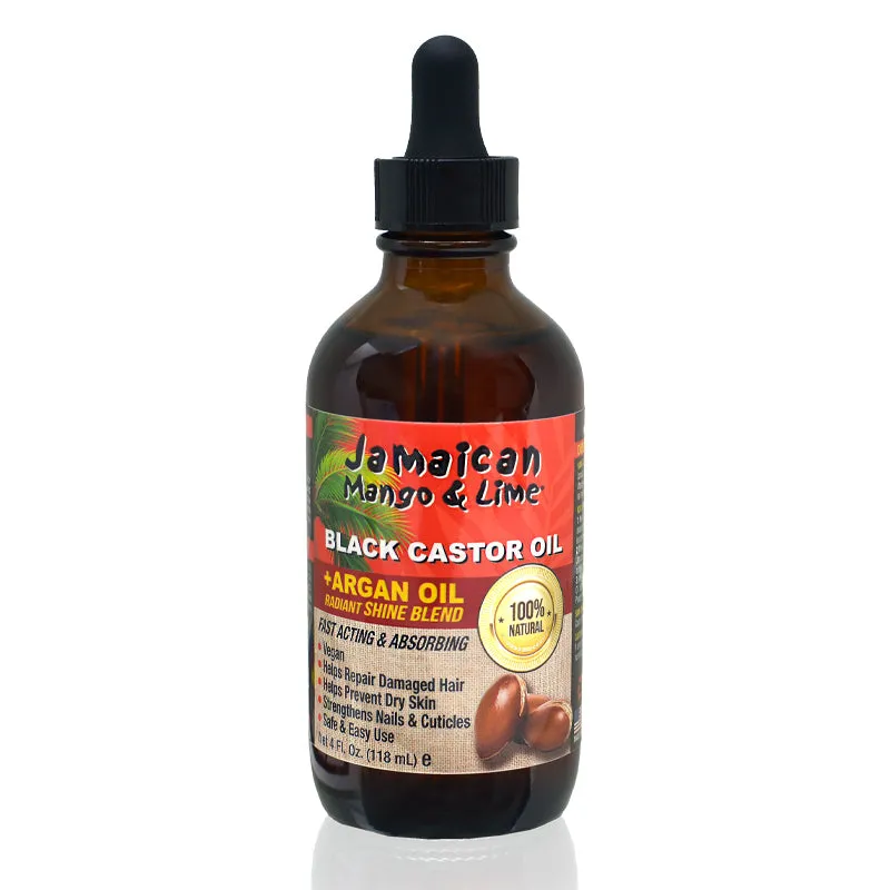 Jamaican Mango & Lime Jamaican Black Castor Oil Argan 4oz