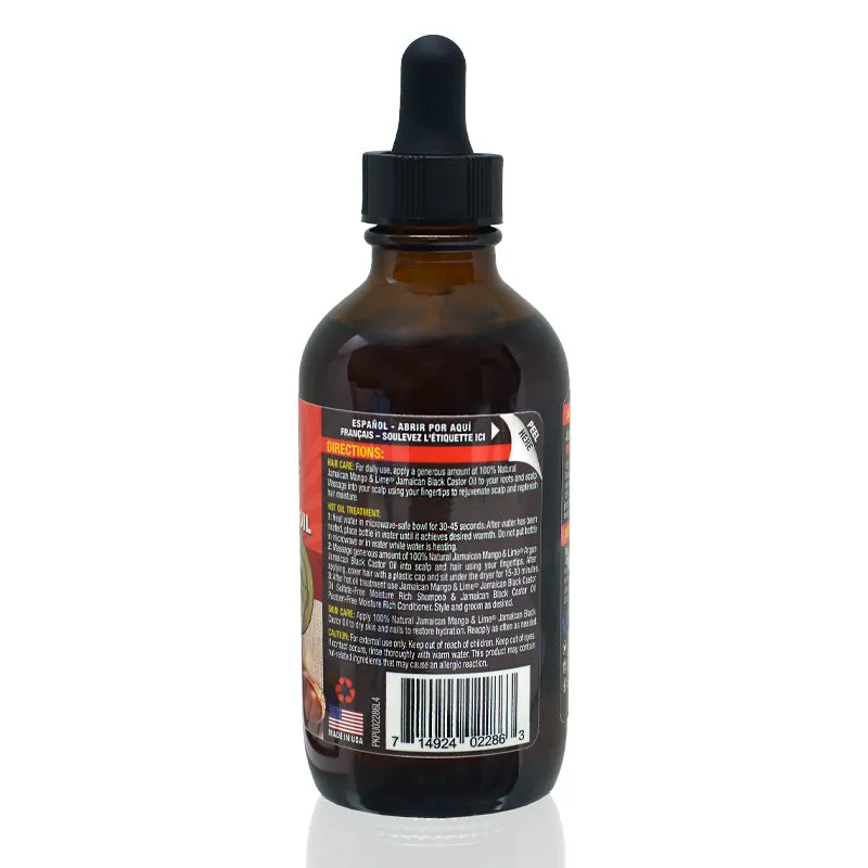 Jamaican Mango & Lime Jamaican Black Castor Oil Argan 4oz
