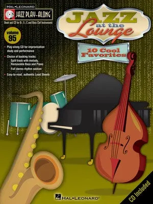 JAZZ AT THE LOUNGE JAZZ PLAY ALONG V95 BK/CD
