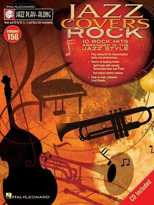 JAZZ COVERS ROCK JAZZ PLAY ALONG BK/CD V158