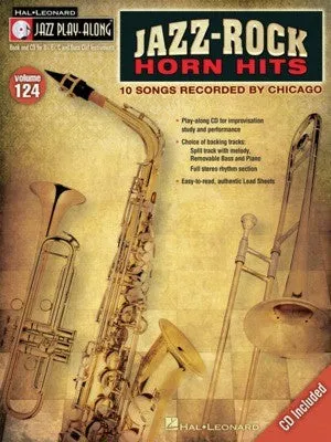 JAZZ-ROCK HORN HITS JAZZ PLAYALONG V124 BK/CD