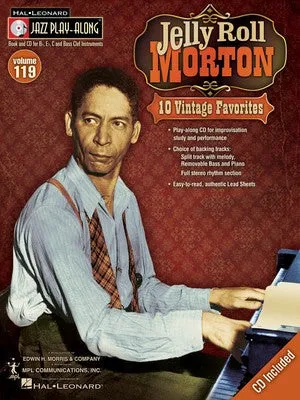 JELLY ROLL MORTON JAZZ PLAYALONG V119 BK/CD