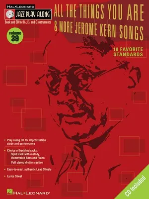 JEROME KERN JAZZ PLAY ALONG BK/CD V39