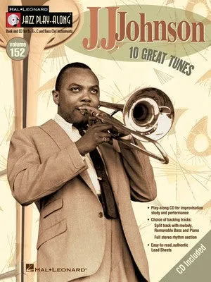 JJ JOHNSON JAZZ PLAY ALONG BK/CD V152