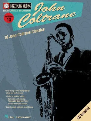 JOHN COLTRANE JAZZ PLAYALONG V13 BK/CD