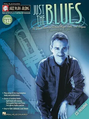 JUST THE BLUES JAZZ PLAY ALONG BK/CD V143