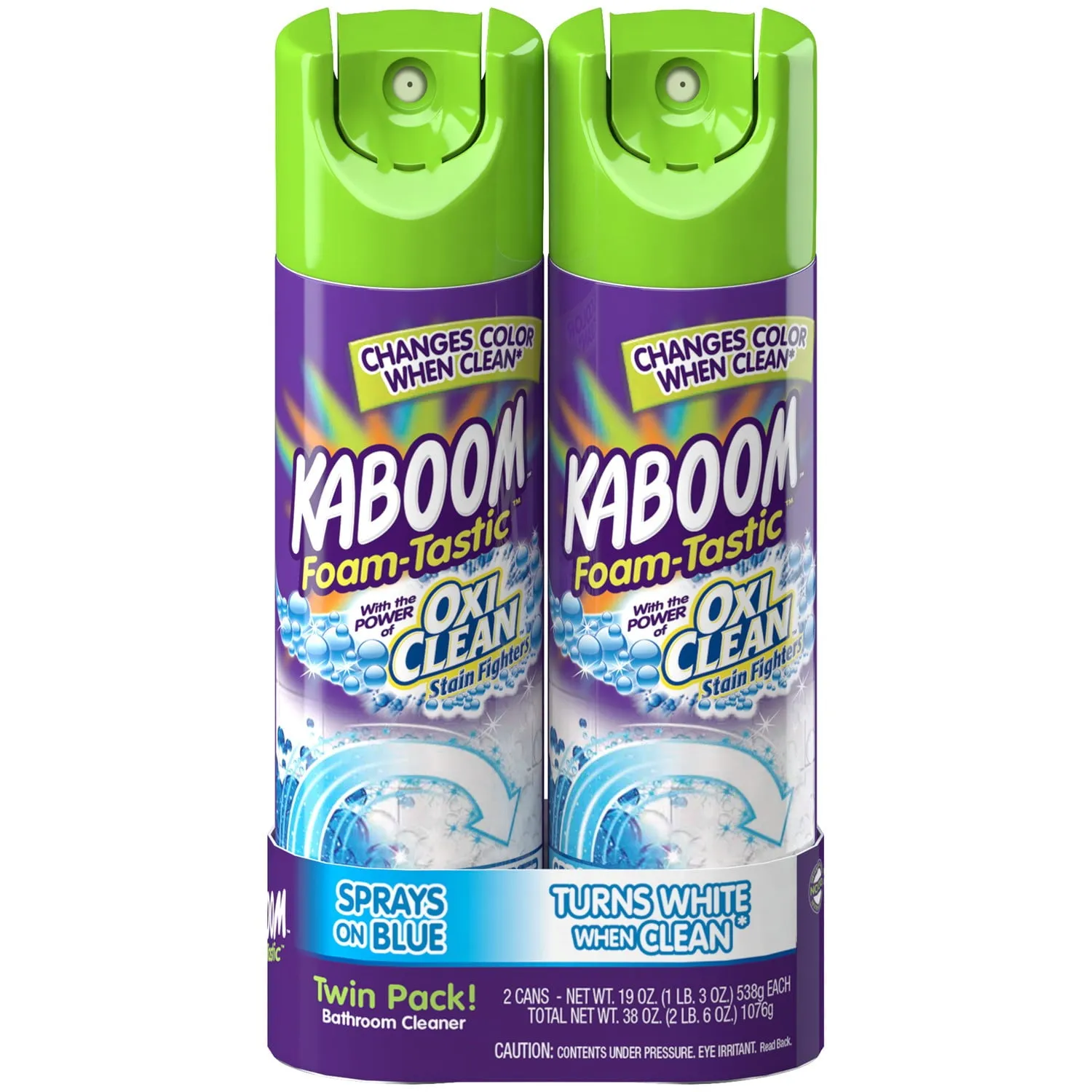 Kaboom Foam-Tastic Fresh Scent Bathroom Cleaner, 19Oz. (2 Pack)