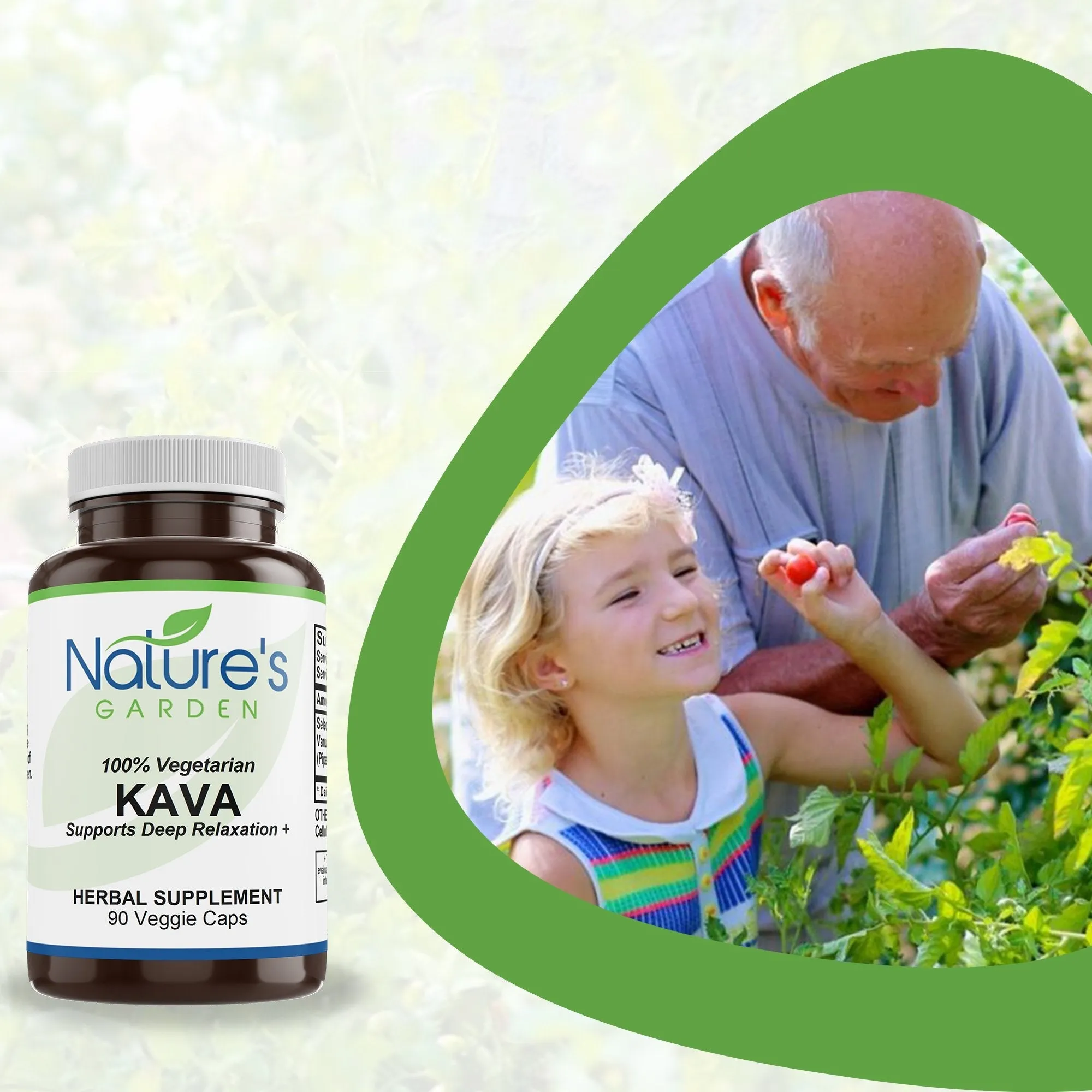 Kava (Vanuatu) - 90 Veggie Caps with 400mg Wild Vanuatu Kava Root Extract
