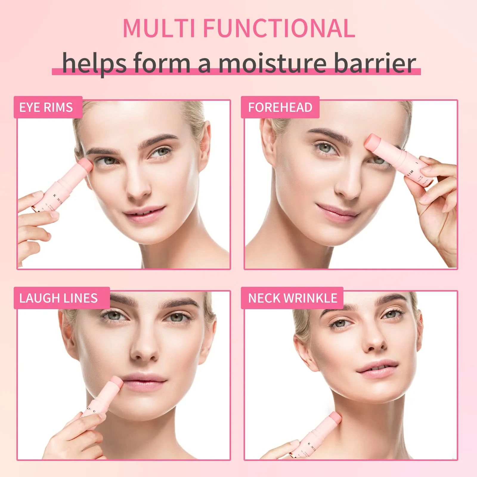 KIMUSE Hydrating Moisturizing Stick & Long Wearing Multi Stick Trio Face Makeup