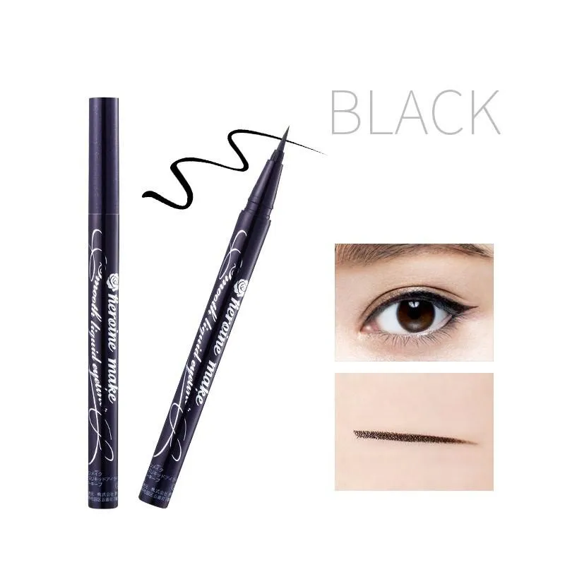 Kiss Me Heroine Make Smooth Liquid Eyeliner #01 Jet Black