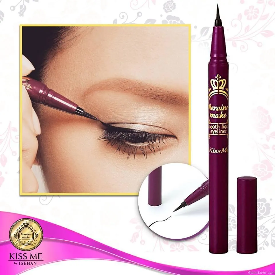 Kiss Me Heroine Make Smooth Liquid Eyeliner #01 Jet Black