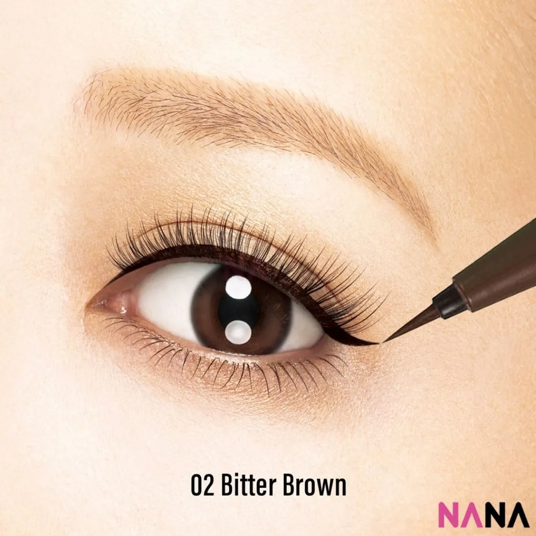 Kiss Me Heroine Make Smooth Liquid Eyeliner #02 Bitter Brown