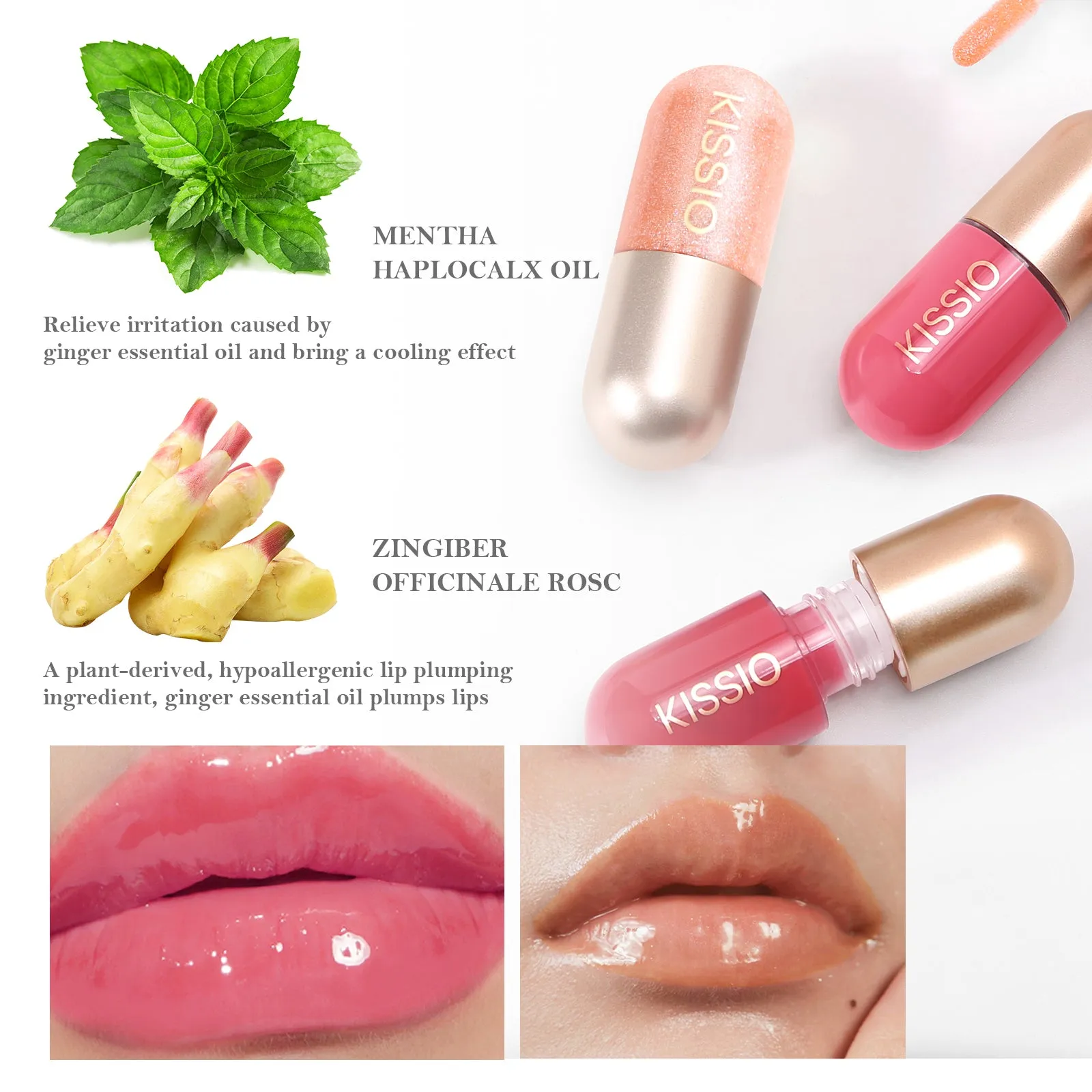 KISSIO Lip Plumper Set(2PCS)