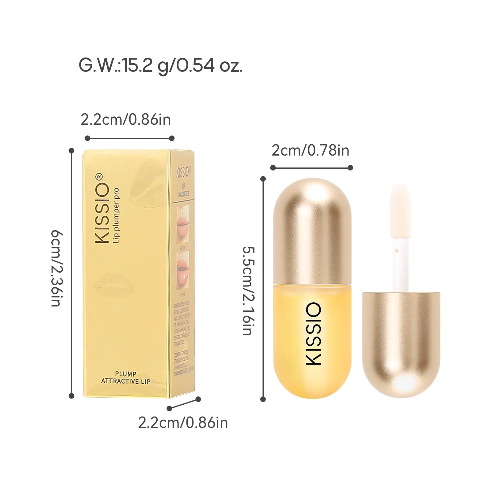 KISSIO Lip Plumper(Dogwood)