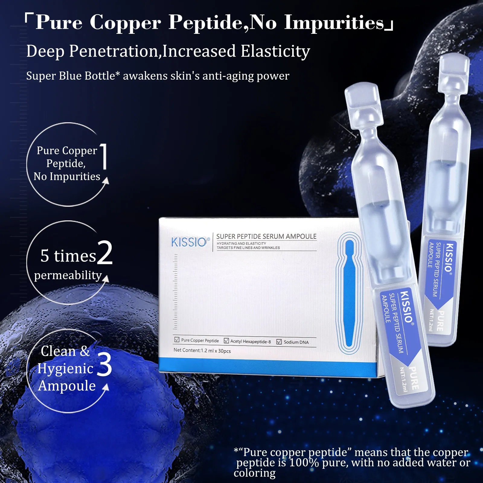 KISSIO Super Peptid Serum Ampoule