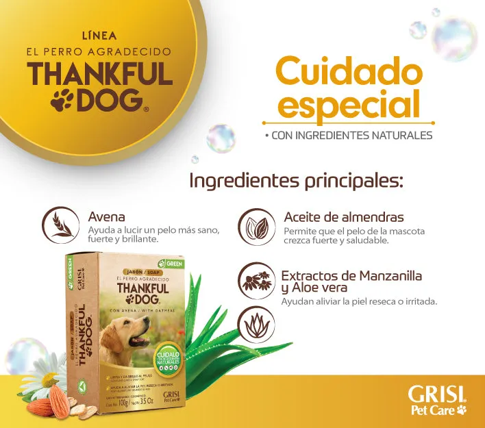 Kit Thankful Dog, Jabón   Spray Deodorizante