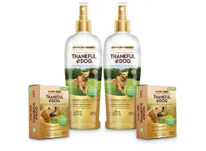 Kit Thankful Dog, Jabón   Spray Deodorizante