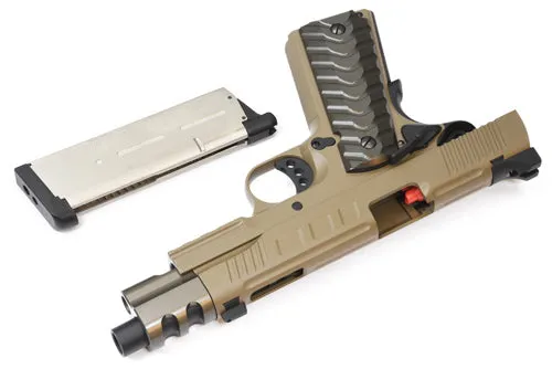 KJ Works KP16 Full Metal ATEi Costa Ver. GBB/CO2 Pistol (FDE)