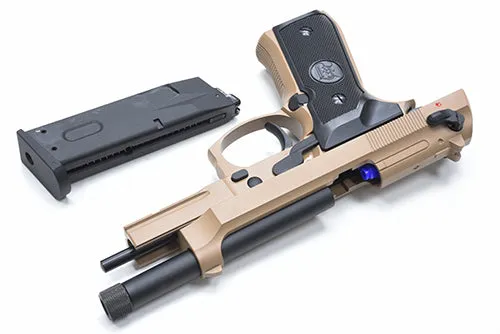 KJ Works M9A1 TBC Full Metal GBB/CO2 Pistol (Tan)