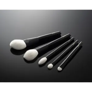 Koyudo Yoshiki Black Yuitsumuni Collection 5-Brush Set (YB-S-5)