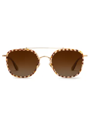 KREWE Austin Caffe Dolce 18K Titanium Polarized