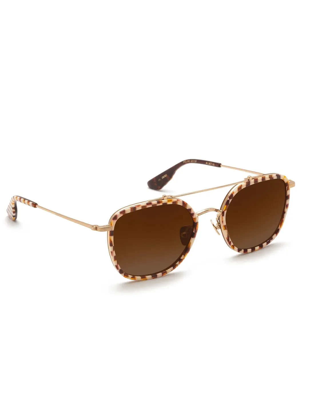 KREWE Austin Caffe Dolce 18K Titanium Polarized