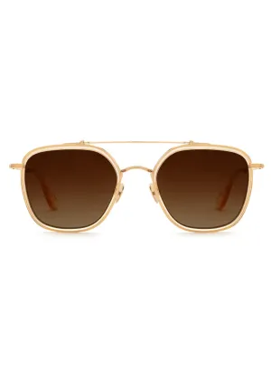 KREWE Austin Champagne 18K Titanium Polarized