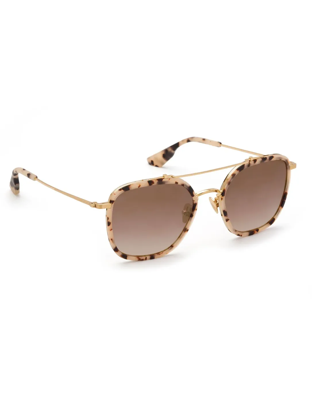 KREWE Austin Matte Oyster 24K Mirrored