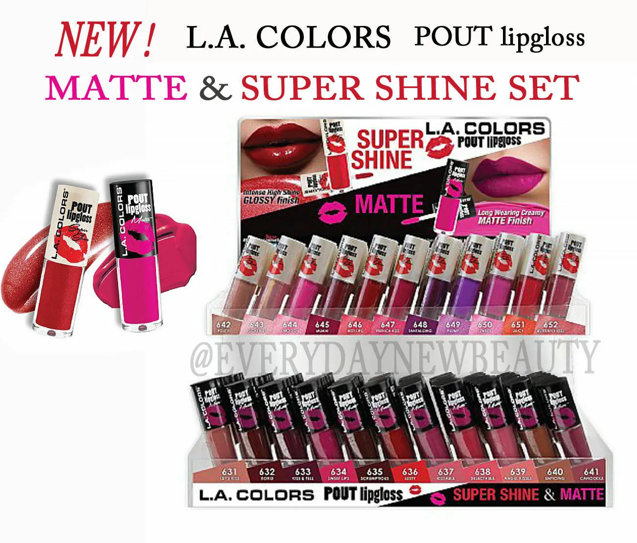 LA Colors Lip Gloss Super Shine