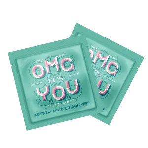 LA Fresh No Sweat Antiperspirant Wipes Individual Wrapped