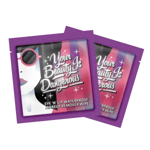 LA Fresh Waterproof Makeup Remover Wipes Individual Wrapped