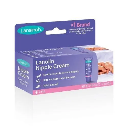 Lansinoh Breastfeeding Salve Nipple Cream - HPA Lanolin, 40ml Exp: 12/26