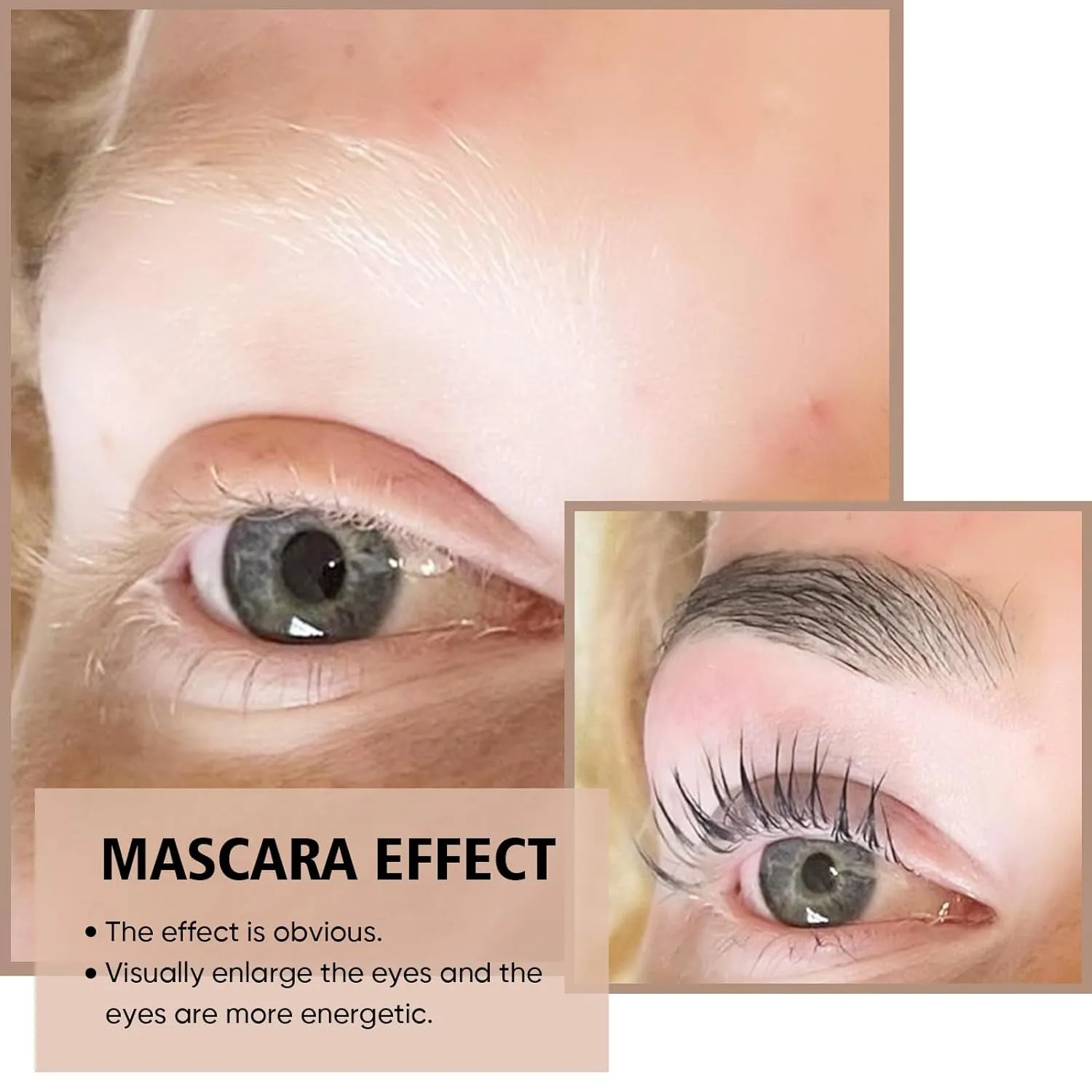 Lash Color Kit,  Professional Eyelash and Brow Color Kit, Instant Eyelash Color with Natural Black Effects, Safe & Easy to Use 8Ml