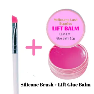 Lash Lift & Lami Glue Balm   Silicone Brush