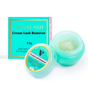 Lash Remover for Lash Extensions Eyelash Extension Cream Remover Low Irritation Cream Remover for Sensitive Skin Fast Dissolution Professional Eyelash Extensions Salon Use(15G)