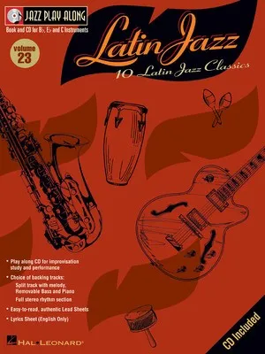 LATIN JAZZ PLAY ALONG BK/CD V23