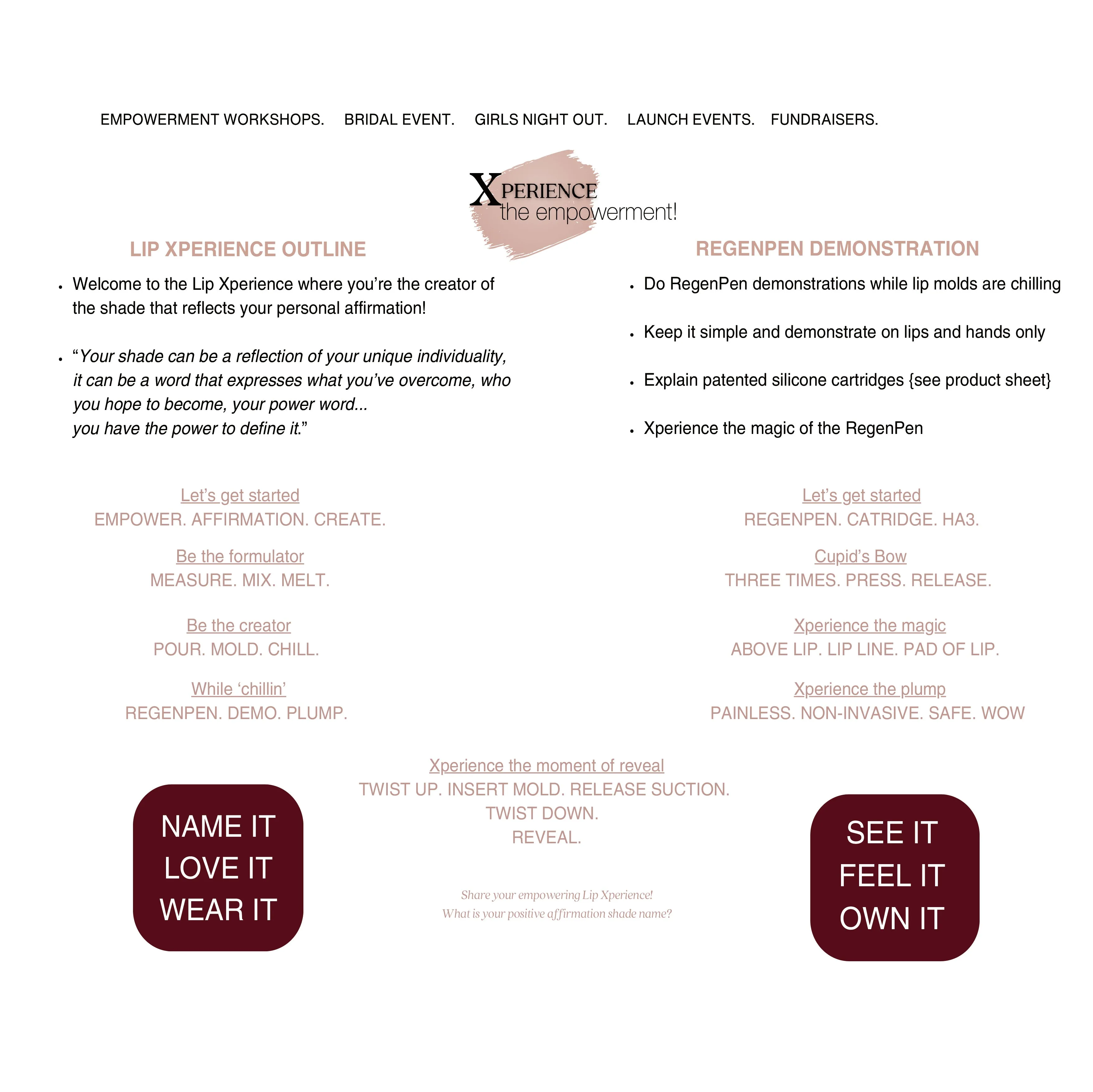 LBxRH Lip Xperience Kit