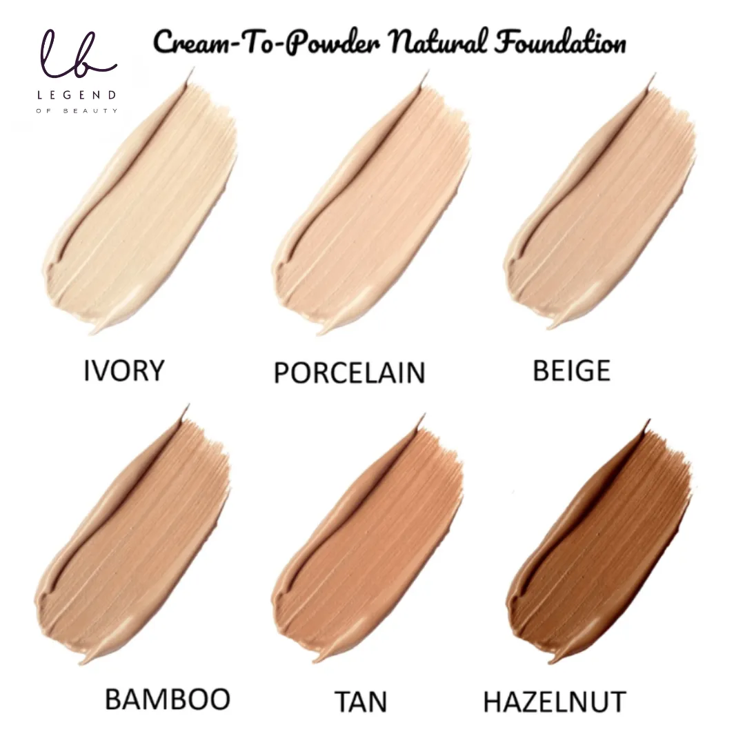 Legend Of Beauty Cream-To-Powder Natural Foundation - Beige